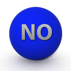 no circular icon on white background