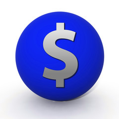 Obraz premium money circular icon on white background