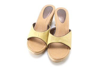 lady shoes isolated on white background