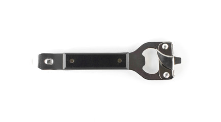 tin-opener isolated on the white background