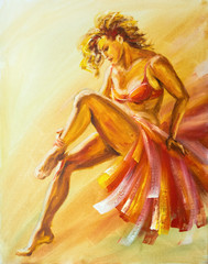 Beautiful flamenco danscer.