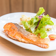 Salmon steak