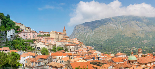 Panorama view of Maratea, Basilicata, Italy