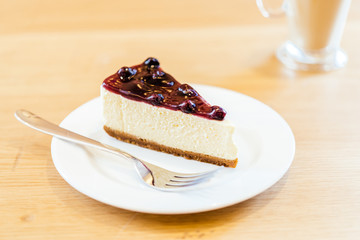 Blueberry cheese cake