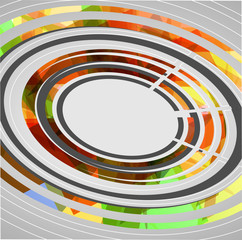 Abstract technology circles background