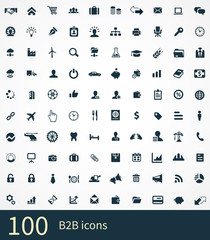 100 B2B icons