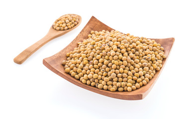 Soybean isolated on white background