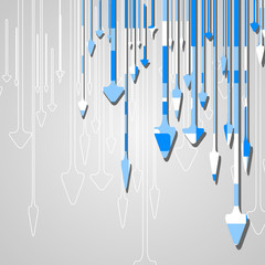 Arrow design background.