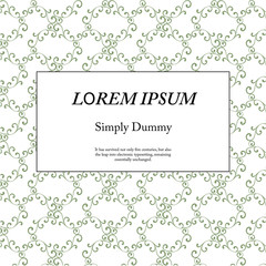 Curly vintage background