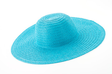Straw hat isolated on white background