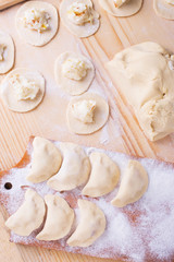 Making dumplings