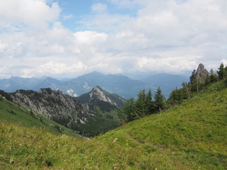 Fototapeta na wymiar Paysage de montagne, Haute-Savoie