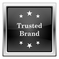 Obraz na płótnie Canvas Trusted brand icon