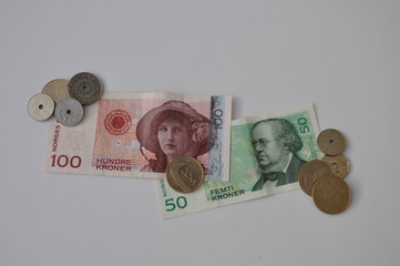 Geld norwegische Kronen