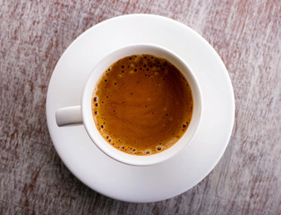 coffee with foam