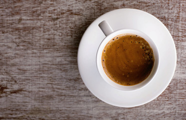 coffee with foam