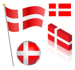 Danish Flag Set
