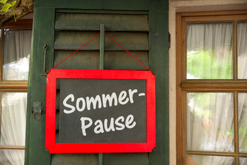 Sommerpause