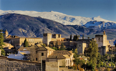 Alhambra of Granada - obrazy, fototapety, plakaty