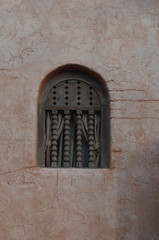 Decorative window in wall