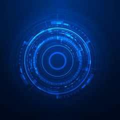 Futuristic graphic user interface