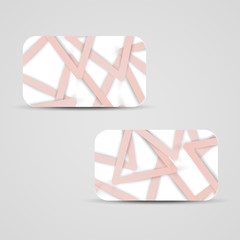 Vector business-card  set for your design