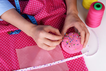 Fashion design, close-up