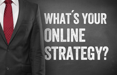 Fototapeta na wymiar What´s your online Marketing strategy