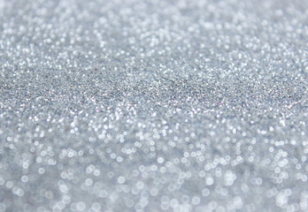 Silver bokeh background