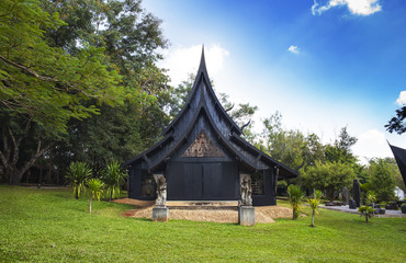 Fototapeta na wymiar Baandam Museum & Gallery or Black House in Chiang Rai, Thailand.