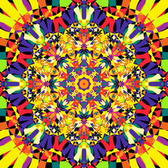 seamless kaleidoscope pattern