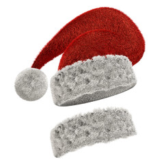 Weihnachtsmann Mütze Template