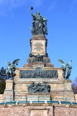 Obraz premium Rüdesheim, Niederwalddenkmal (November 2014)