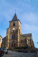 Fototapeta na wymiar Kirche in Hombourg - Haut