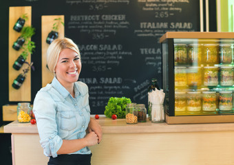 The owner of small restaurant