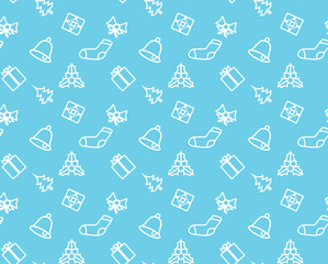 Christmas seamless background