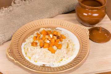 oatmeal with pumpkin