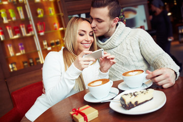 Two in cafe