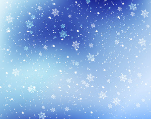 Snowflakes background
