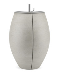 street drinking fountain isolated on white background