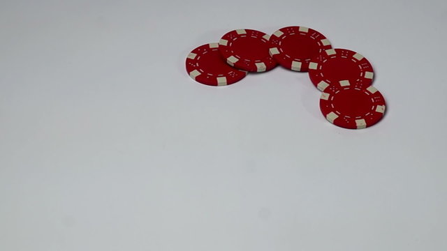 I love you of poker chips time lapse