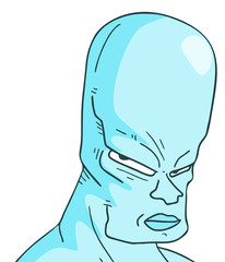 Blue character