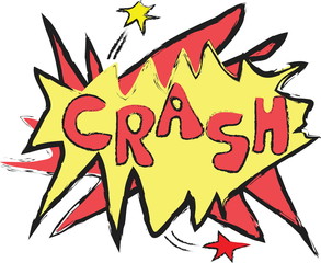 doodle crash comic speech bubble
