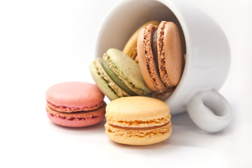 Café et macarons