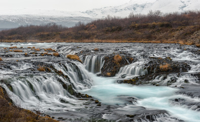 Bruarfoss waterfall, Iceland