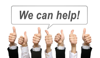 We can Help!