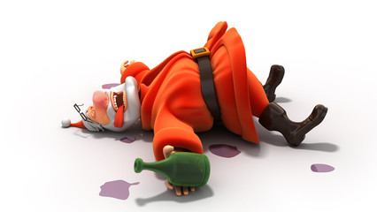 Drunk Santa Claus