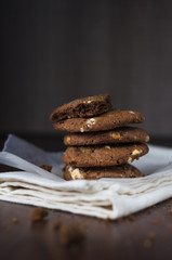 Galletas de chocolate y maní