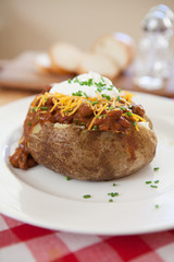 Baked Potato with Chili
