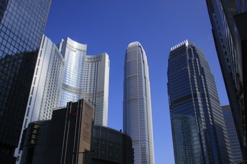 Fototapeta na wymiar les immeubles de Hong Kong